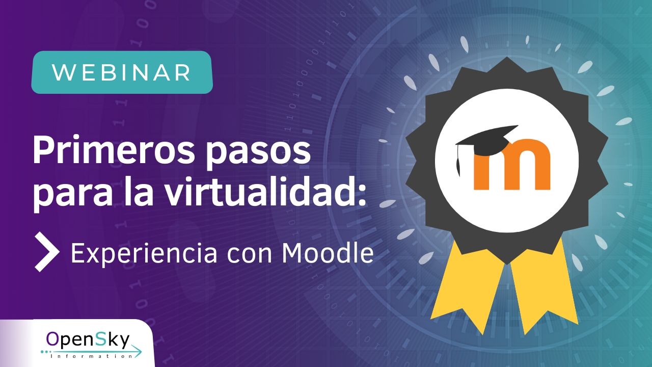 En este webinar Linamaría Pinzón Valencia - COO & Co-Founder y Andres Mora Vanegas - CTO & Co-Founder de OpenSky Information, nos hablaron de la herramienta de gestión de aprendizaje Moodle