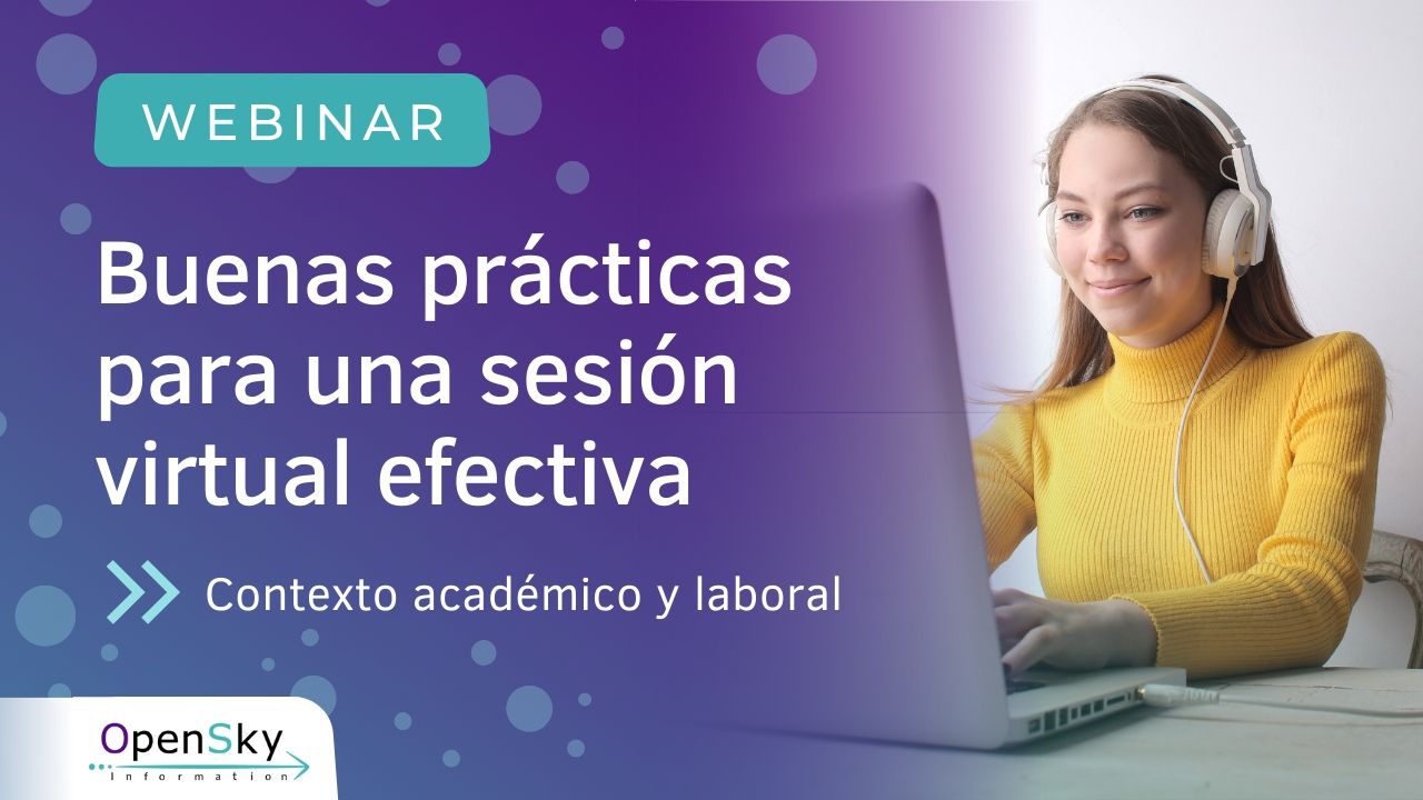 En este webinar nos acompañó Linamaría Pinzón Valencia, COO & Co-Founder de OpenSky Information