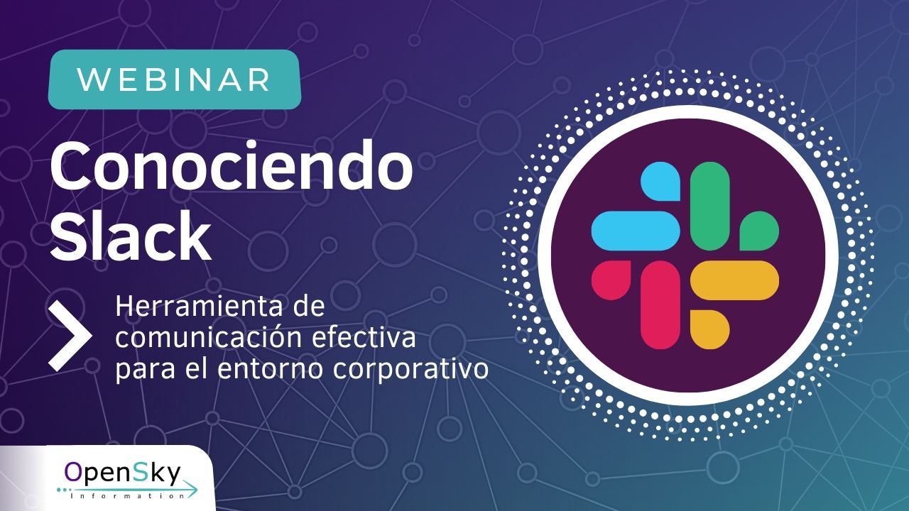 En este webinar damos a conocer la herramienta Slack, sus características, recomendaciones y las ventajas para un contexto laboral y/o académico